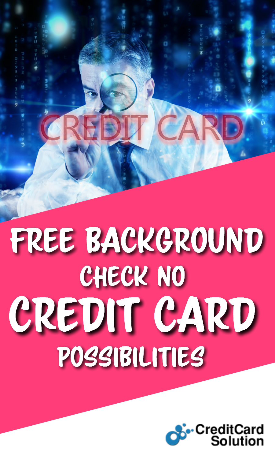 Free Background Check No Credit Card Possibilities